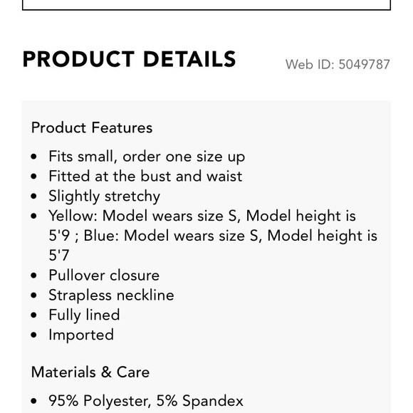 NWT Edikted Thalia Flower Pin Ruffle Mini Dress in Yellow Small & Medium - Picture 9 of 10